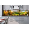 Küchenrückwand Plexiglas - Wiese 240 x 60 cm