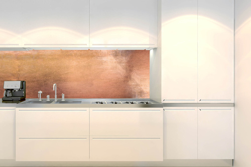 Küchenrückwand Folie - Muster Kupfer 180 x 60 cm