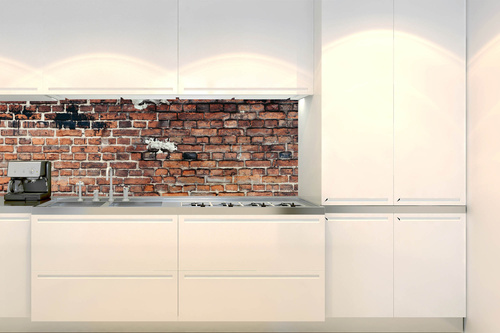 Küchenrückwand Folie - Zerbrochene Wand 180 x 60 cm
