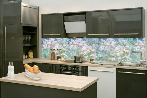 Küchenrückwand Folie - Blumenwiese 260 x 60 cm