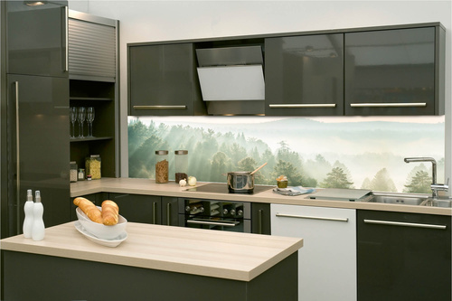 Küchenrückwand Folie - Sonnenstrahlen 260 x 60 cm