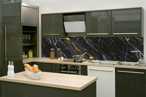 Küchenrückwand Folie - Natürliche Textur Aus Marmor 260 x 60 cm