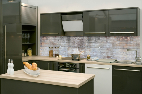 Küchenrückwand Folie - Alte Betonwandstruktur 260 x 60 cm