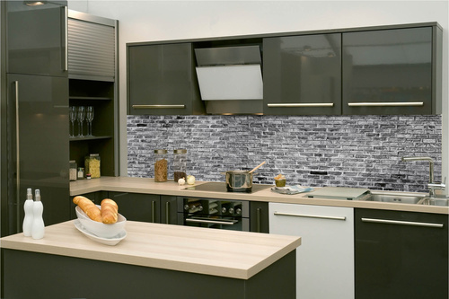 Küchenrückwand Folie - Schmutzige Alte Wand Als Hintergrund 260 x 60 cm