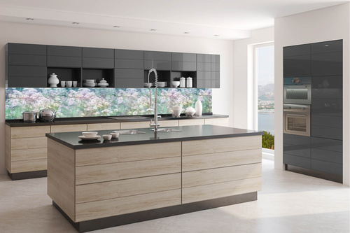 Küchenrückwand Folie - Blumenwiese 350 x 60 cm